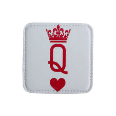 Q Kupa Kızı Kare Sticker Logo Patch Modeli