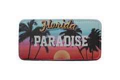 Florida Paradise Yatay Sticker Logo Patch Modeli