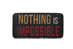 Nothing is Impossible Yatay Sticker Logo Patch Modeli