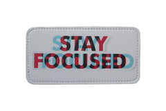 Stay Focused Yatay Sticker Logo Patch Modeli