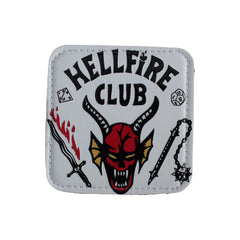 Hellfire Club Kare Sticker Logo Patch Modeli