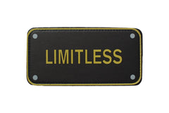 Limitless Yatay Sticker Logo Patch Modeli