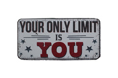Your Only Limit is You Yatay Sticker Logo Patch Modeli