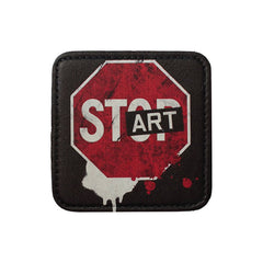 Stop Art Kare Sticker Logo Patch Modeli