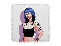 Anime Girl Kare Sticker Logo Patch Modeli