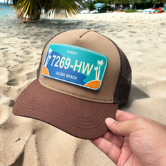 Hawai Çıkartmalı Bench Yatay Stickerlı Şapka