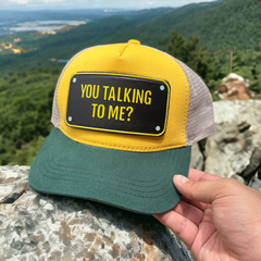 You Talking To Me Çıkartmalı Bench Yatay Stickerlı Şapka