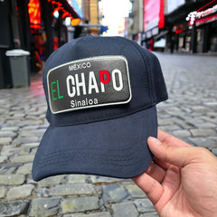 El Chapo Çıkartmalı Bench Yatay Stickerlı Şapka