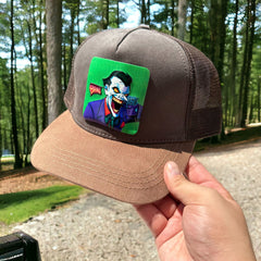 Joker Çıkartmalı Bench Kare Stickerlı Şapka
