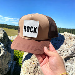 Rock Çıkartmalı Bench Kare Stickerlı Şapka