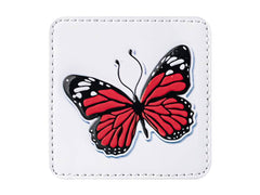 Kelebek Hayvan Kare Sticker Logo Patch Modeli