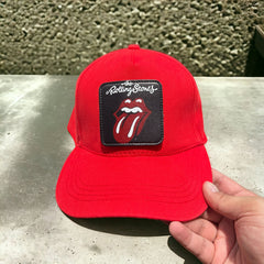 Rolling Stones Çıkartmalı Bench Kare Stickerlı Şapka