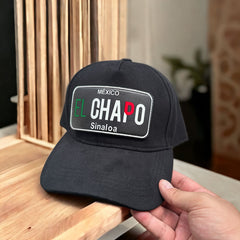 El Chapo Çıkartmalı Bench Yatay Stickerlı Şapka