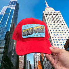 New York Çıkartmalı Bench Yatay Stickerlı Şapka
