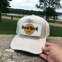 Hard Rock Cafe Çıkartmalı Bench Yatay Stickerlı Şapka