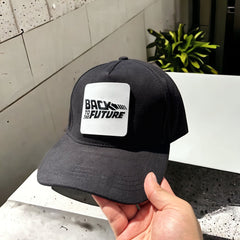 Back To The Future Çıkartmalı Bench Kare Stickerlı Şapka