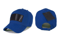 Boş Stickersız Mavi Filesiz Kare Şapka Stickerli