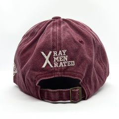 X Yazılı Eskitme Şapka