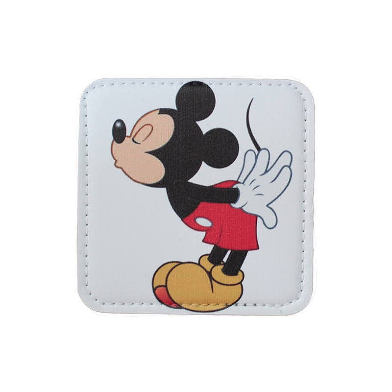 Mickey Mouse Öpücük Sticker Logo Patch Modeli - Stickerlı Şapka