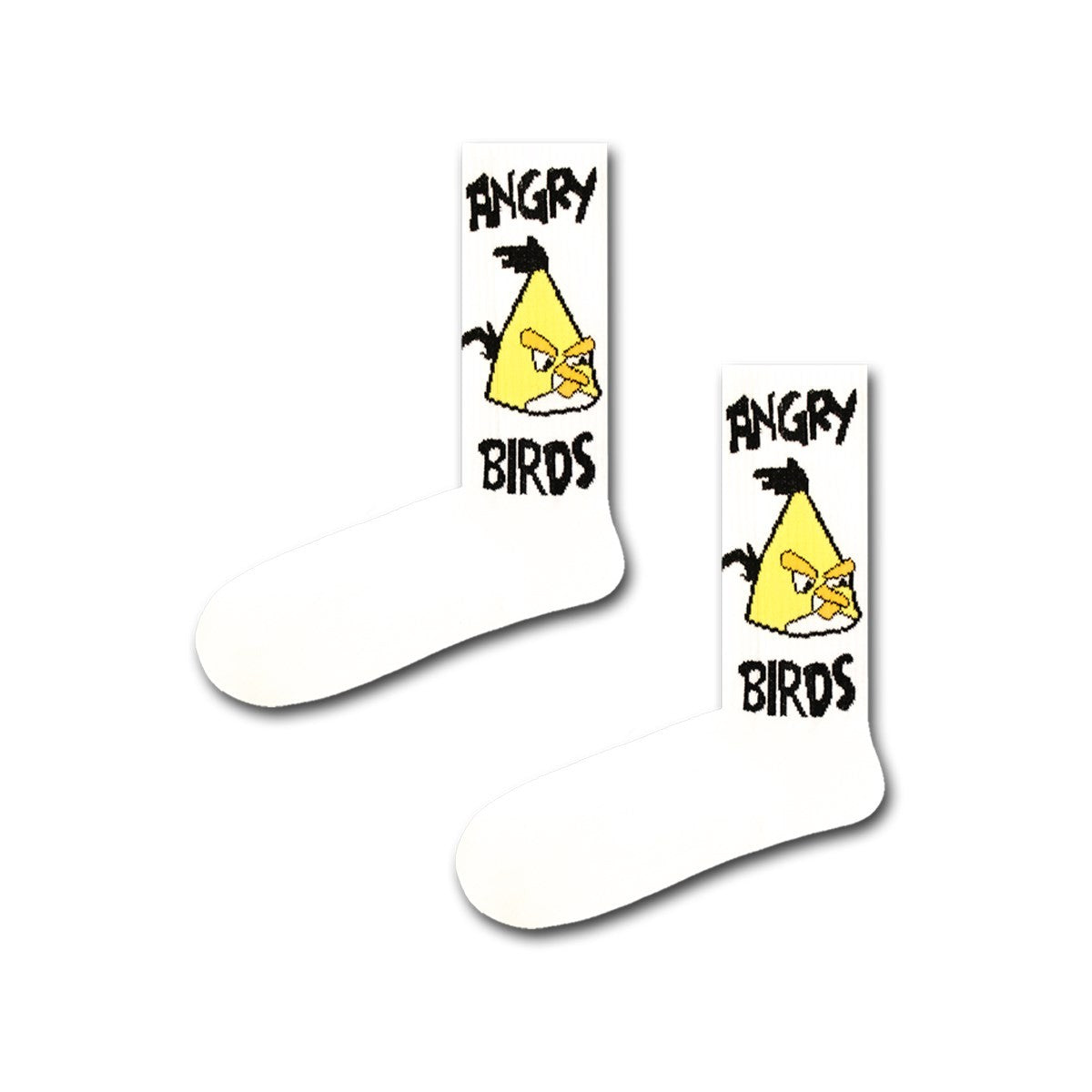 Angry Birds Desenli Spor Soket Çorap - Stickerlı Şapka