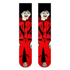 Michael Jackson Desenli Soket Çorap - Stickerlı Şapka