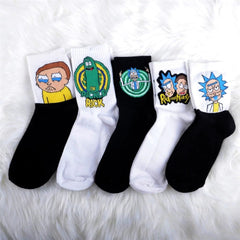 Rick And Morty Tenis Çorap Seti - Stickerlı Şapka