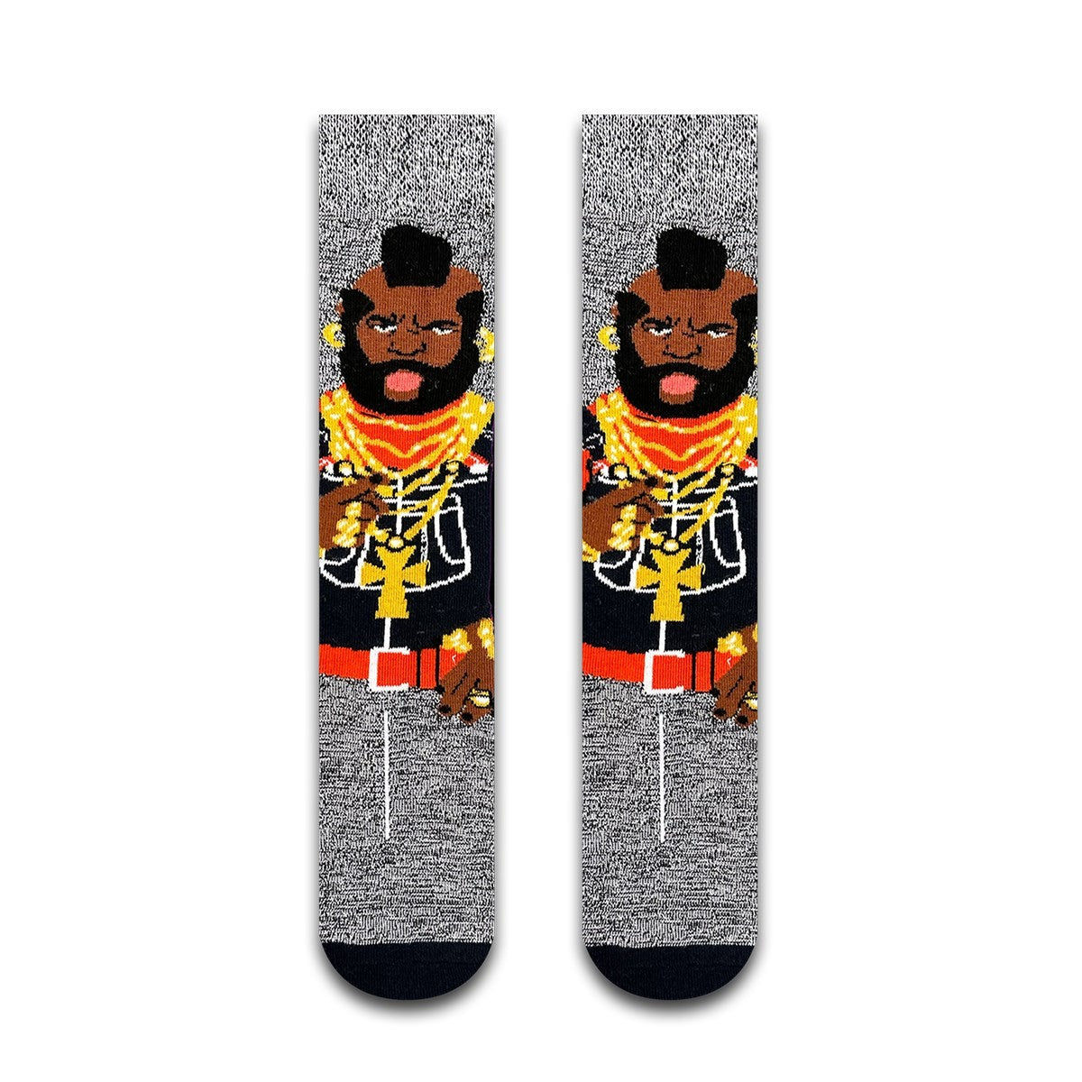 Mr. T A Takımı Desenli Soket Çorap - Stickerlı Şapka