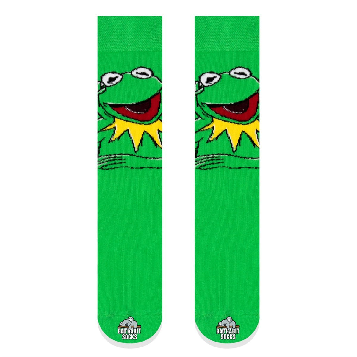 Kurbağa Kermit Desenli Soket Çorap - Stickerlı Şapka