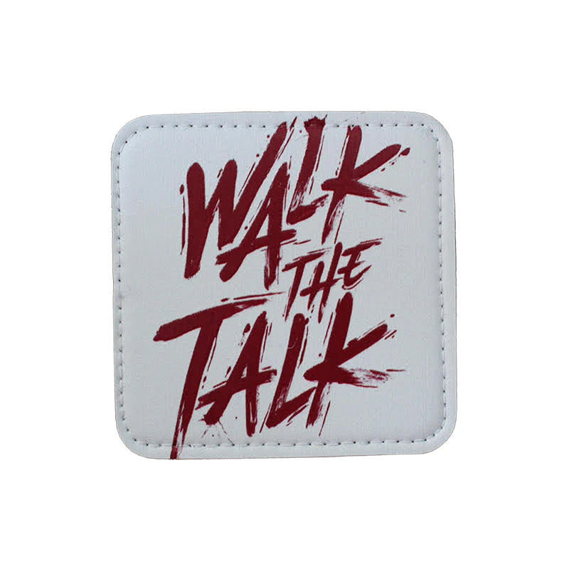Walk The Talk Sticker Logo Patch Modeli - Stickerlı Şapka