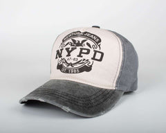 NYPD Yazılı Eskitme Şapka