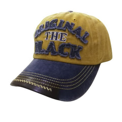 Original The Black Yazılı Eskitme Şapka