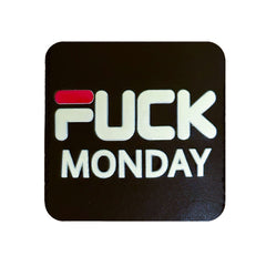 F*ck Monday Kare Sticker Logo Patch Modeli