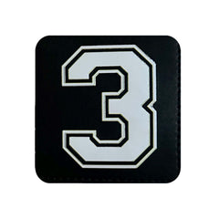 3 Rakam Kare Sticker Logo Patch Modeli