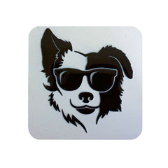 Köpek Hayvan Kare Sticker Logo Patch Modeli