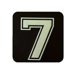 7 Rakam Kare Sticker Logo Patch Modeli