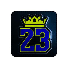 23 Kare Spor Sticker Logo Patch Modeli