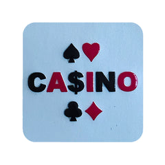 Casino Kare Sticker Logo Patch Modeli