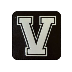 V Harfi Kare Sticker Logo Patch Modeli