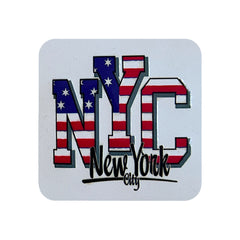 NYC New York Kare Sticker Logo Patch Modeli