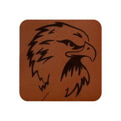 Şahin Hayvan Kare Sticker Logo Patch Modeli