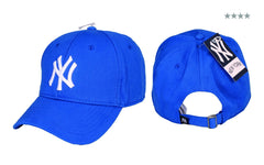 Mavi Yankee Desenli Spor Şapka - Stickerlı Şapka
