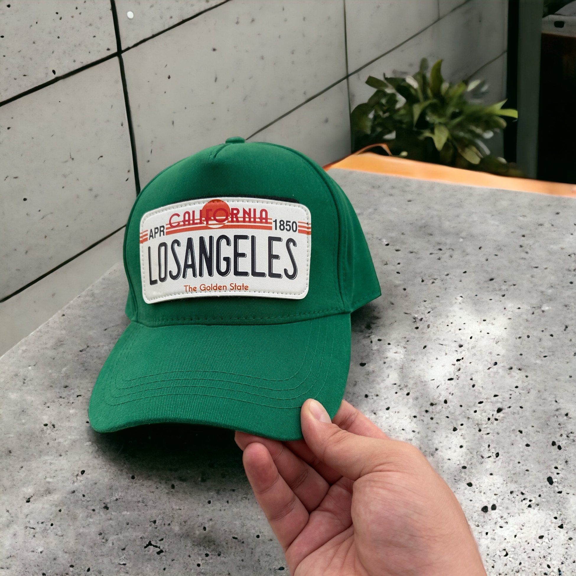 BHS2 Stickerlı Los Angeles California Şapka - Stickerlı Şapka