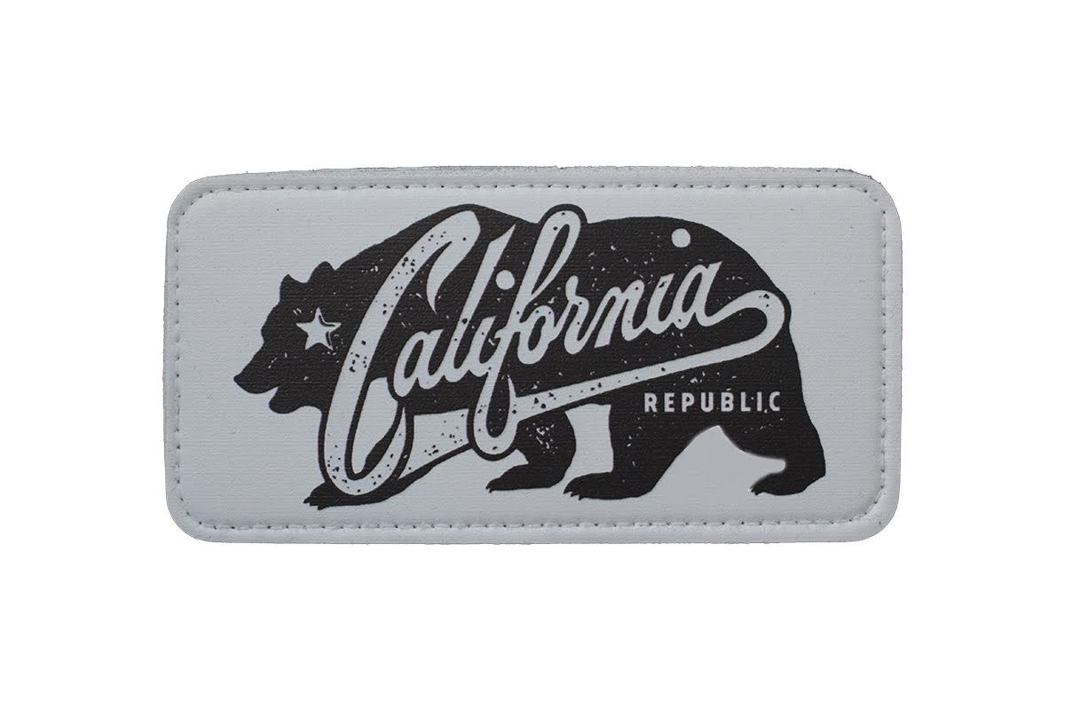 California Republic Beyaz Sticker Logo Patch Modeli - Stickerlı Şapka