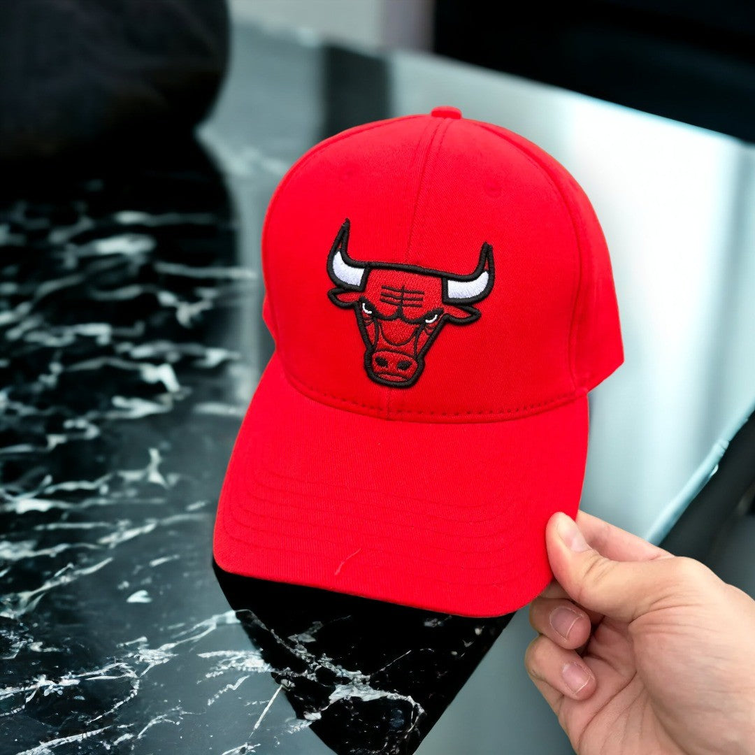 Chiago Bulls Desenli Spor Şapka - Stickerlı Şapka