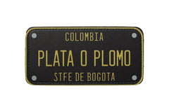Colombia Plata O Plomo Stfe De Bogota Sarı Sticker Logo Patch Modeli - Stickerlı Şapka