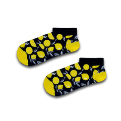 Limon Desenli Patik Çorap - Stickerlı Şapka