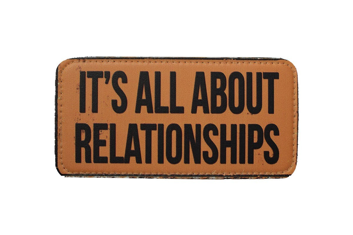 Its All About Relationships Sticker Logo Patch Modeli - Stickerlı Şapka