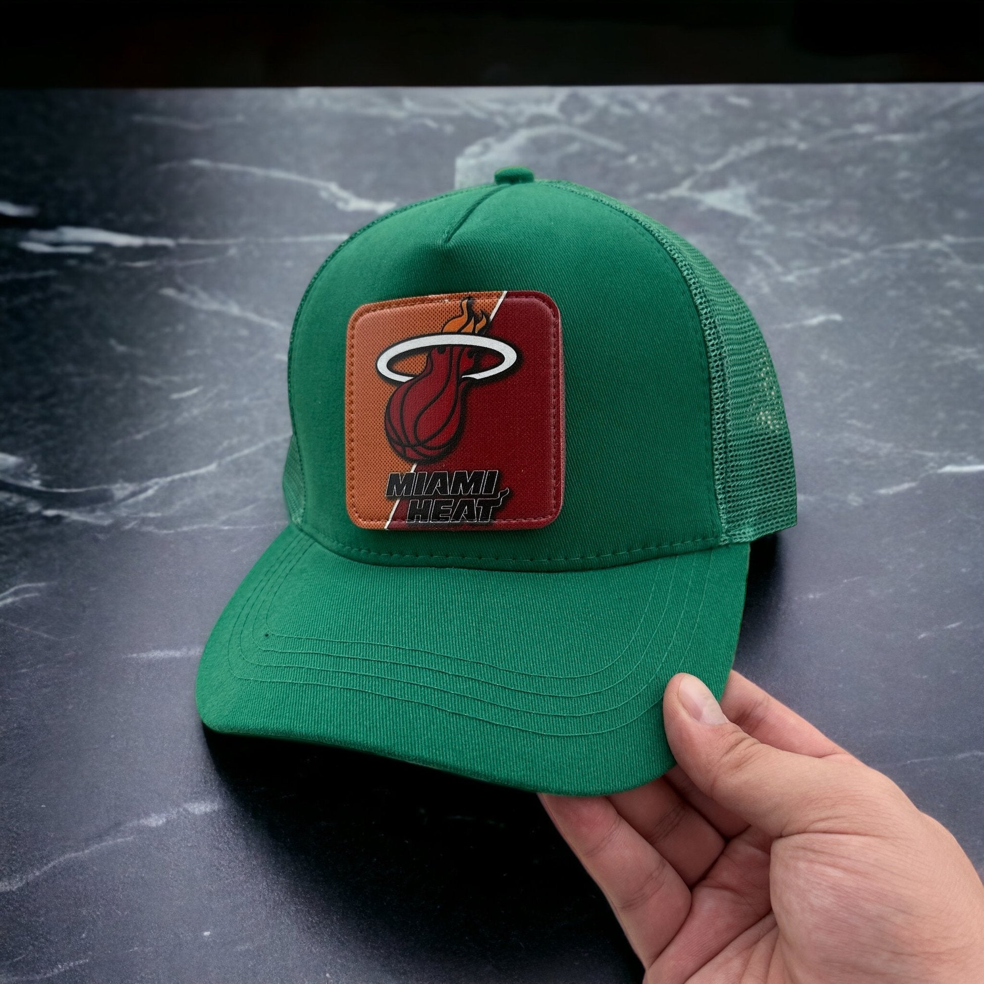 BHS1 Stickerlı Miami Heat Şapka - Stickerlı Şapka