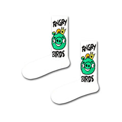 Angry Birds Desenli Spor Soket Çorap - Stickerlı Şapka