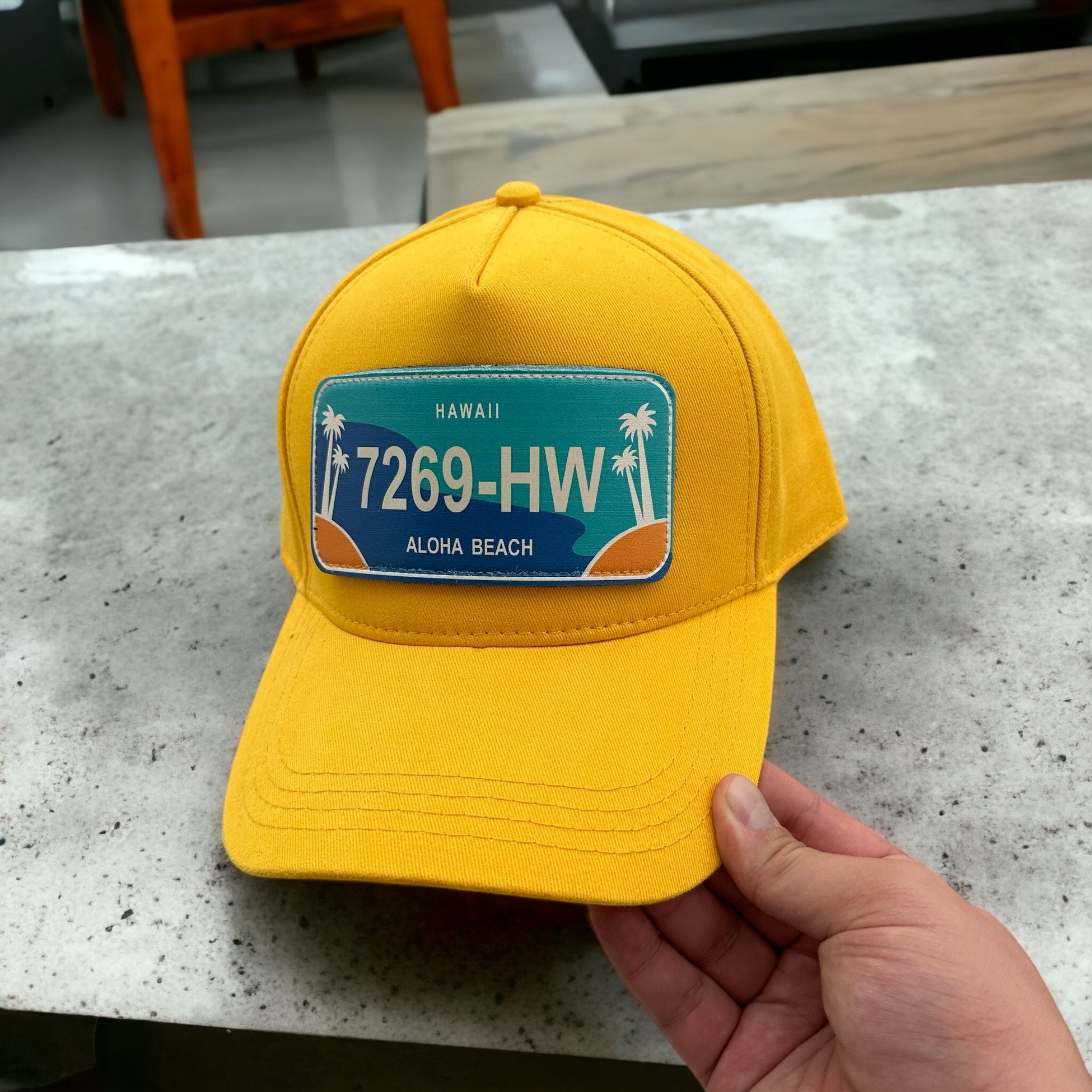 BHS2 Stickerlı Hawaii Şapka - Stickerlı Şapka
